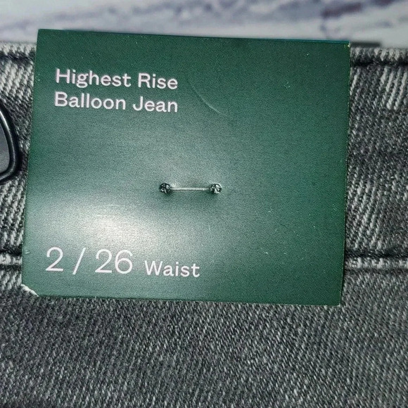 Wild Fable Highest Rise Balloon Jean NWT Size 2 W/26 L - Picture 8 of 11